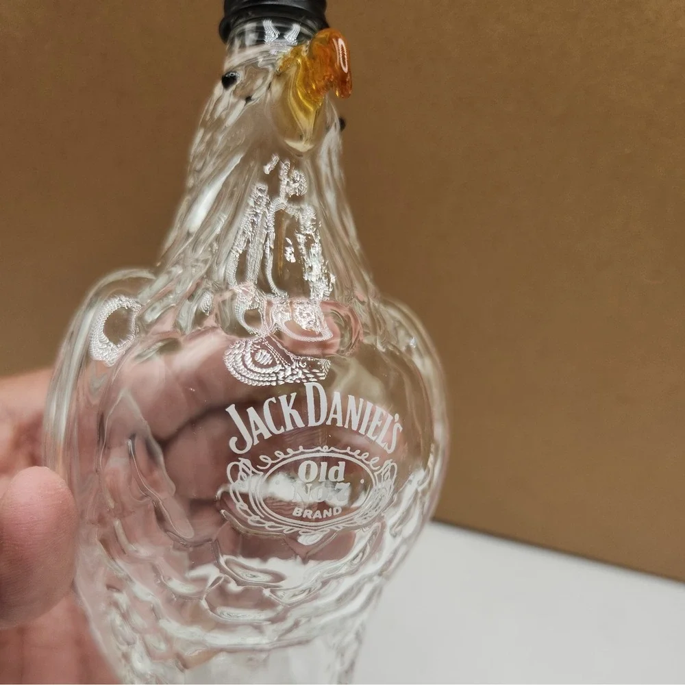 Jack Daniel's Old No. 7 Brand Rare Glass Eagle Decanter Approximately 8 in